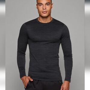RBX Active Performance Fleece Lined Base Layer Top Crew Neck Men's Small